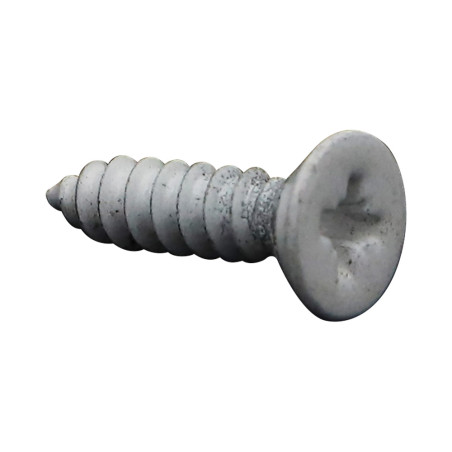 1 x Vite Per Lamiera Acciaio Inox A2 Testa Forata Pozy 4,8X19 Laccato Bianco Ral9016 Bianco Traffico