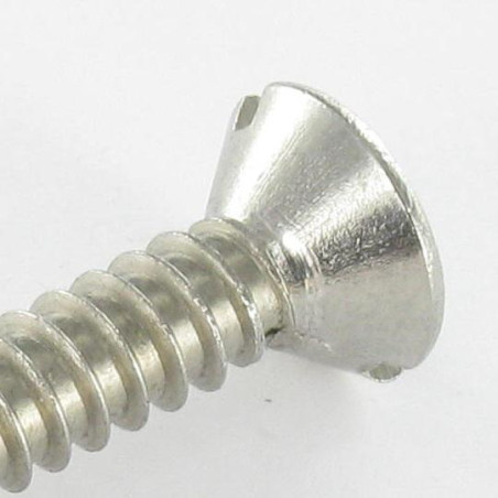 1 x Vite Per Lamiera Acciaio Inox A2 Testa Forata Con Intaglio 3,9X16