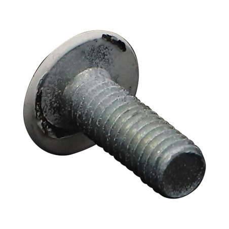 1 x Vite Testa Poelier Larga Pozy M6X16 Zincate Ral9010 Bianco Puro