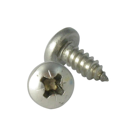 1 x Vite Per Lamiera Acciaio Inox A2 testa bombata larga Pozy 4,8X32