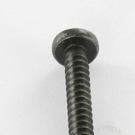 1 x Vite Per Lamiera Acciaio Inox A2 Nero testa bombata larga Pozy 4,8 x 38