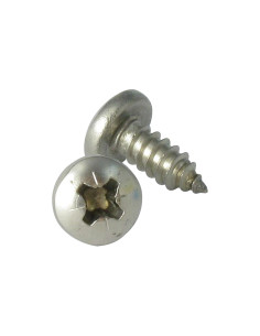 Vite Per Lamiera Acciaio Inox A2 testa bombata larga Pozy...