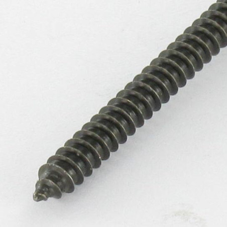 1 x Vite Per Lamiera Acciaio Inox A2 Nero testa bombata larga Pozy 4,8 x 38 EP3