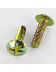 Vite Testa Poelier Larga Con Intaglio In Croce M8X40...