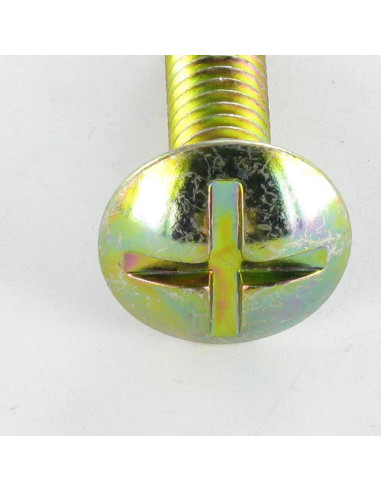 1 x Vite Testa Poelier Larga Con Intaglio In...