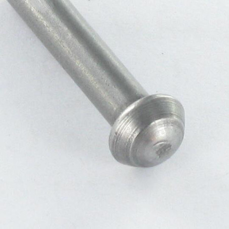 1 x Rivetto Testa Poelier 6X80 Acciaio Grezzo