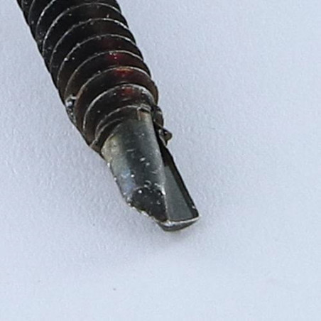 1 x Vite Autoperforante Testa Forata T25 5,5X50 Acciaio Zincato Nero