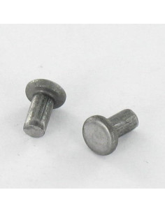 Rivetto Testa Piatta 6X13 Acciaio Grezzo