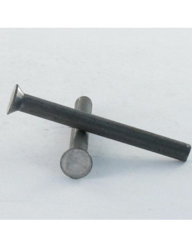 1 x Rivetto Testa Forata 6X16 Acciaio Grezzo