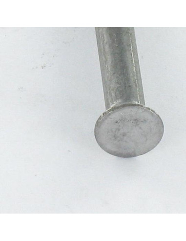 1 x Rivetto Testa Forata 4x12 Acciaio Grezzo