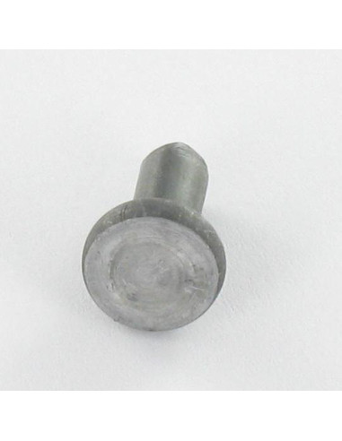 1 x Rivetto Testa Piatta 8X30 Acciaio Grezzo
