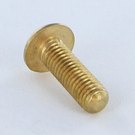 1 x Vite Per Metalli Bei (Testa Bombata Esagono Incassato) M5X16 Chiave Esagonale Da 3 Ottone