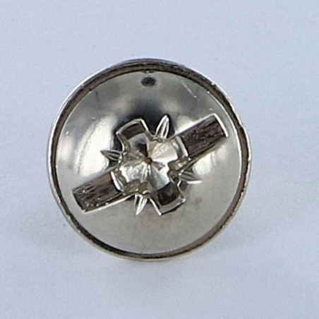 1 x Vite Testa Poelier Larga Pozy Con Intaglio M6X10 Acciaio Nichel