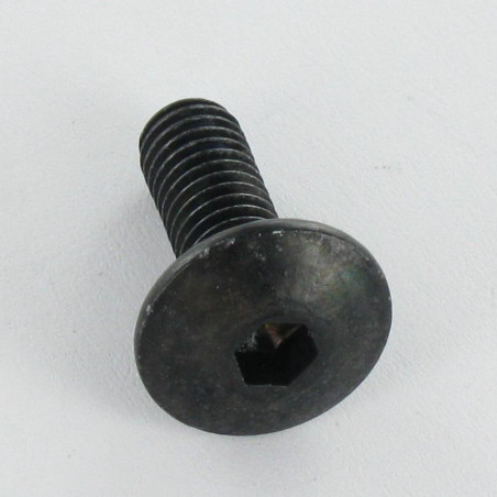 1 x Vite Testa Poelier Larga Chiave Esagonale Da 4 M6X25 Dentellato SOTTO Testa Classe 8.8 Acciaio Zincato Nero