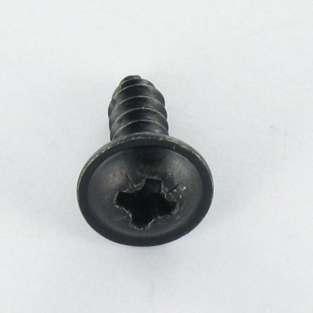 1 x Vite Per Lamiera Testa Poelier Larga Pozy 2,9X8 Acciaio Zincato Nero