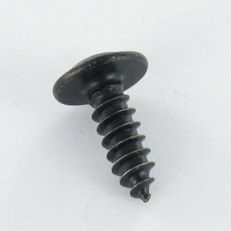 1 x Vite Per Lamiera Testa Poelier Larga Pozy 3,9 x 9,5 Acciaio Zincato Nero