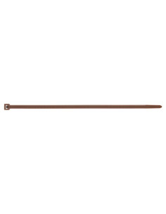 Fascette In Acciaio Inox Nylon Marrone 2,5X100