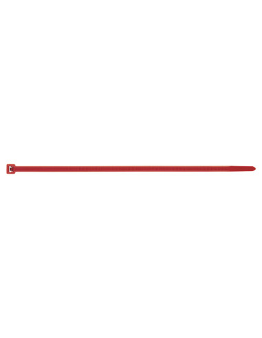 1 x Fascette In Acciaio Inox Nylon Rosso 2,5X100