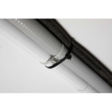 1 x Fascette In Acciaio Inox Nylon Rosso 2,5X100