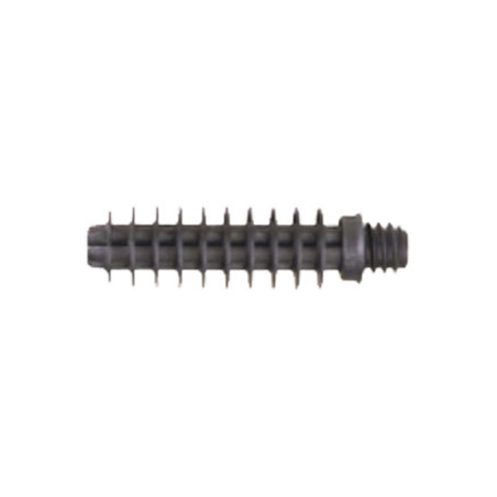 1 x Tassello Filettato Per Flangia M6X37 nailon negro