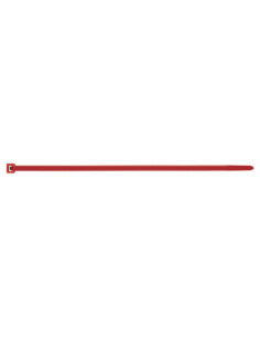 Fascette In Acciaio Inox Nylon Rosso 4,8 x 290