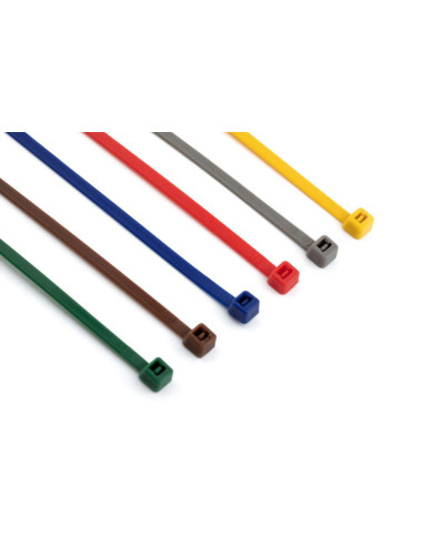 1 x Fascette In Acciaio Inox Nylon Rosso 4,8 x 290
