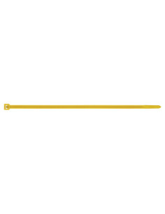 Fascette In Acciaio Inox Nylon Giallo 4,8 x 200
