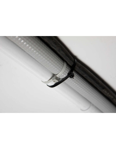 1 x Fascette In Acciaio Inox Nylon Verde 4,8 x 290