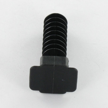 1 x SUPPORTO PARETE stile Tassello nailon negro con 9.4