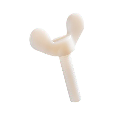 1 x Vite Alette M6X30 naturale nylon