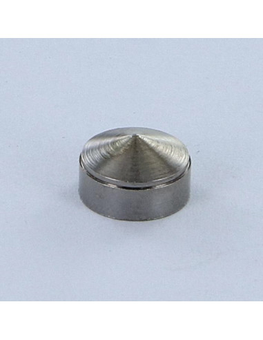 1 x Coprivite Conico Ottone Cromato 10...