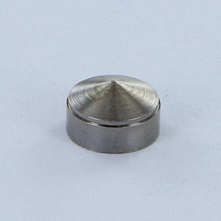 1 x Coprivite Conico Ottone Cromato 10 Maschiatura Foro Cieco M3 50