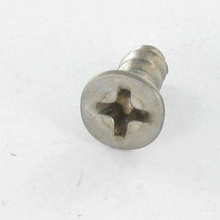 1 x Vite Per Pvc Testa Forata Phillips 4X10 Filetto 40 GRADO Acciaio Inox A2