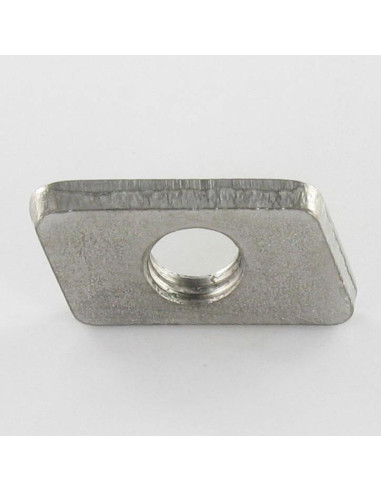 1 x Dado per guida Acciaio Inox A2 13X27X4 M8