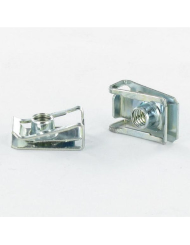 1 x Dado con Piastrina M6 DADO 5246 Spessore Di...