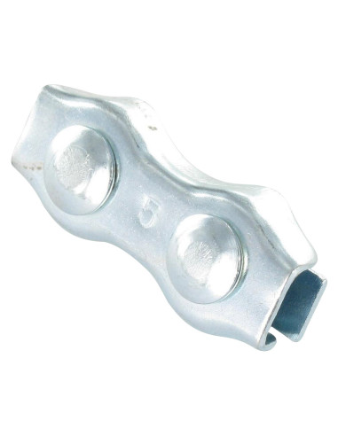 1 x Morsetto piatto duplex per cavo Zincate...