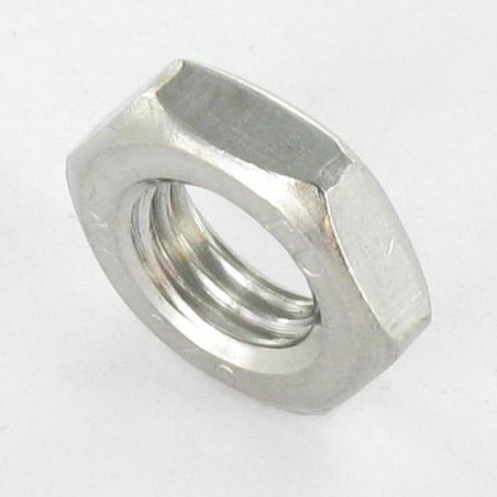 1 x Dado Esagonale Basso/Controdado Acciaio Inox A4 M12 Passo Fino Passo 125