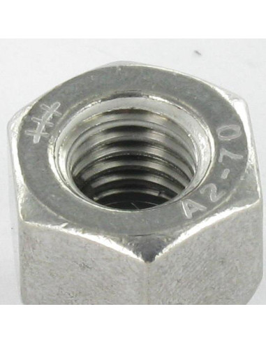 1 x Dado cieco Esagonale GIÙ Acciaio Inox A2 M12