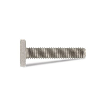 1 x Vite Per Metalli Testa A Martello 10X10X4,5 M10X20 Acciaio Inox A4 per 28/15 profili