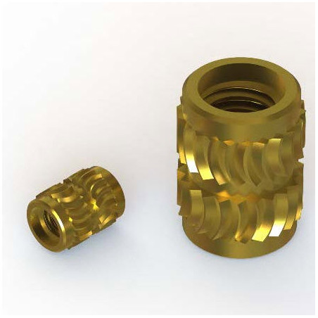 1 x Inserto Senza Testa RIPARAZIONE A CALORE Ottone M3X5.8