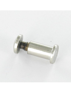 Vite Manicotto M4 Ottone Nichelato Per Stringere 15 con 20