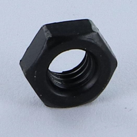 1 x Dado esagonale per lamiera Acciaio Zincato Nero M6 Spessore Lamiera 1.5