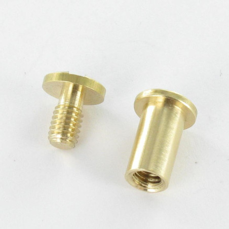 1 x Vite Manicotto M4 Ottone Per Stringere 50 con 70