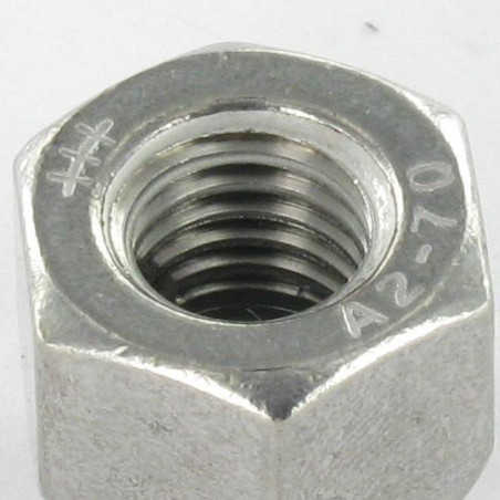 1 x Dado cieco Esagonale GIÙ Acciaio Inox A2 M8