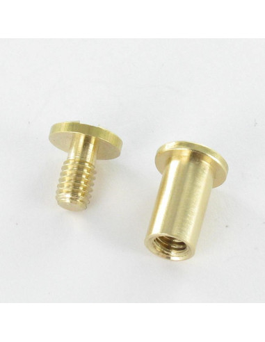 1 x Vite Manicotto M4 Ottone Per Stringere 10...