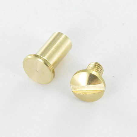 1 x Vite Manicotto M4 Ottone Per Stringere 10 con 15