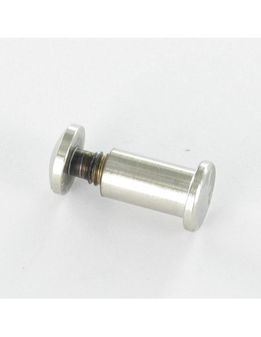 1 x Vite Manicotto M4 Ottone Nichelato Per...