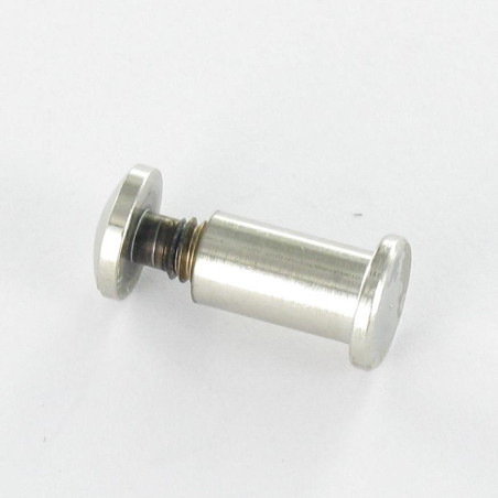 1 x Vite Manicotto M4 Ottone Nichelato Per Stringere 6 con 10