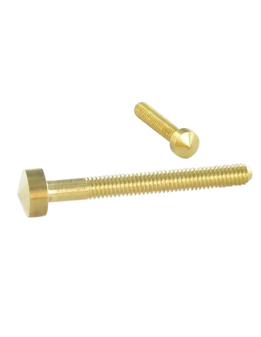 1 x Vite Per Metalli Ottone Testa Conico M4X45...