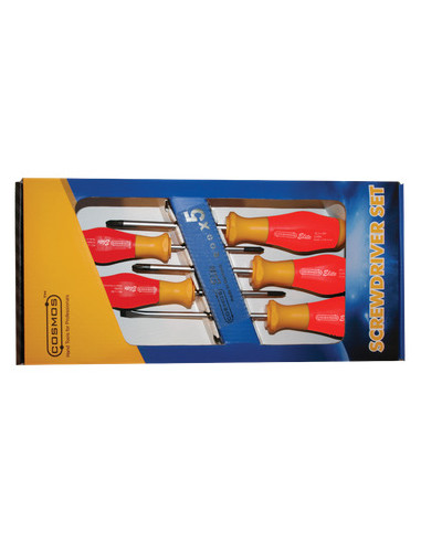 1 x Set di 5 Cacciavite Per elettricista